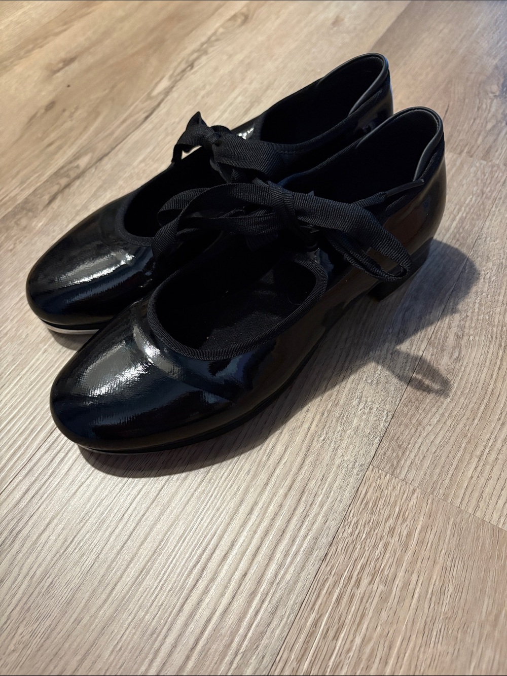 Bloch Black Patent Ribbon Tie Mary Jane Tap shoes